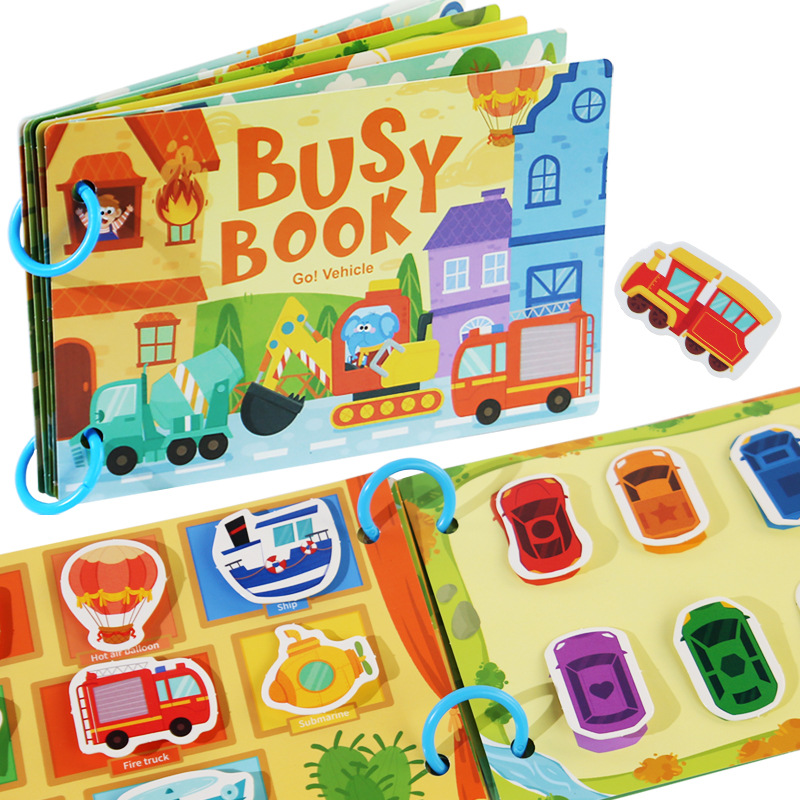 2025 New Products Paper Montessori Toys Baby &amp; Hand Paste Kindergarten Early Education Digital Educational Toys For Kids
