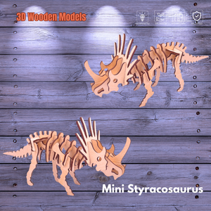 3D Dinosaur Skeleton Puzzle Educational Toy Set Stem Learning Kit for Kids Montessori Learning Game for Kids
