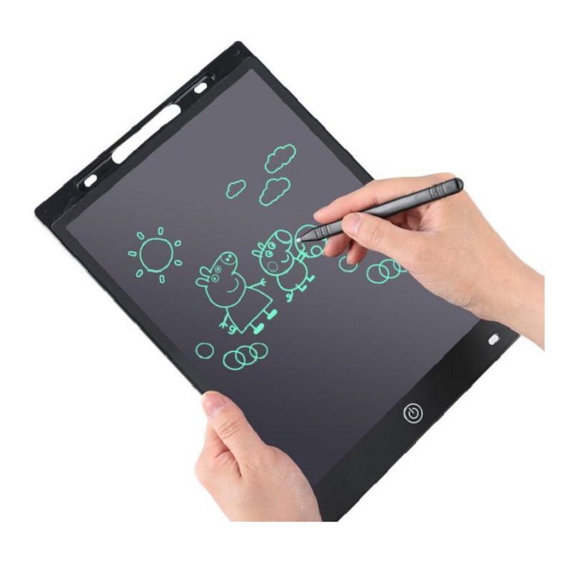 Digital 12-Inch LCD Drawing Tablet With Plastic ABS Frame-Educational Writing Pad For Kids &amp; Adults