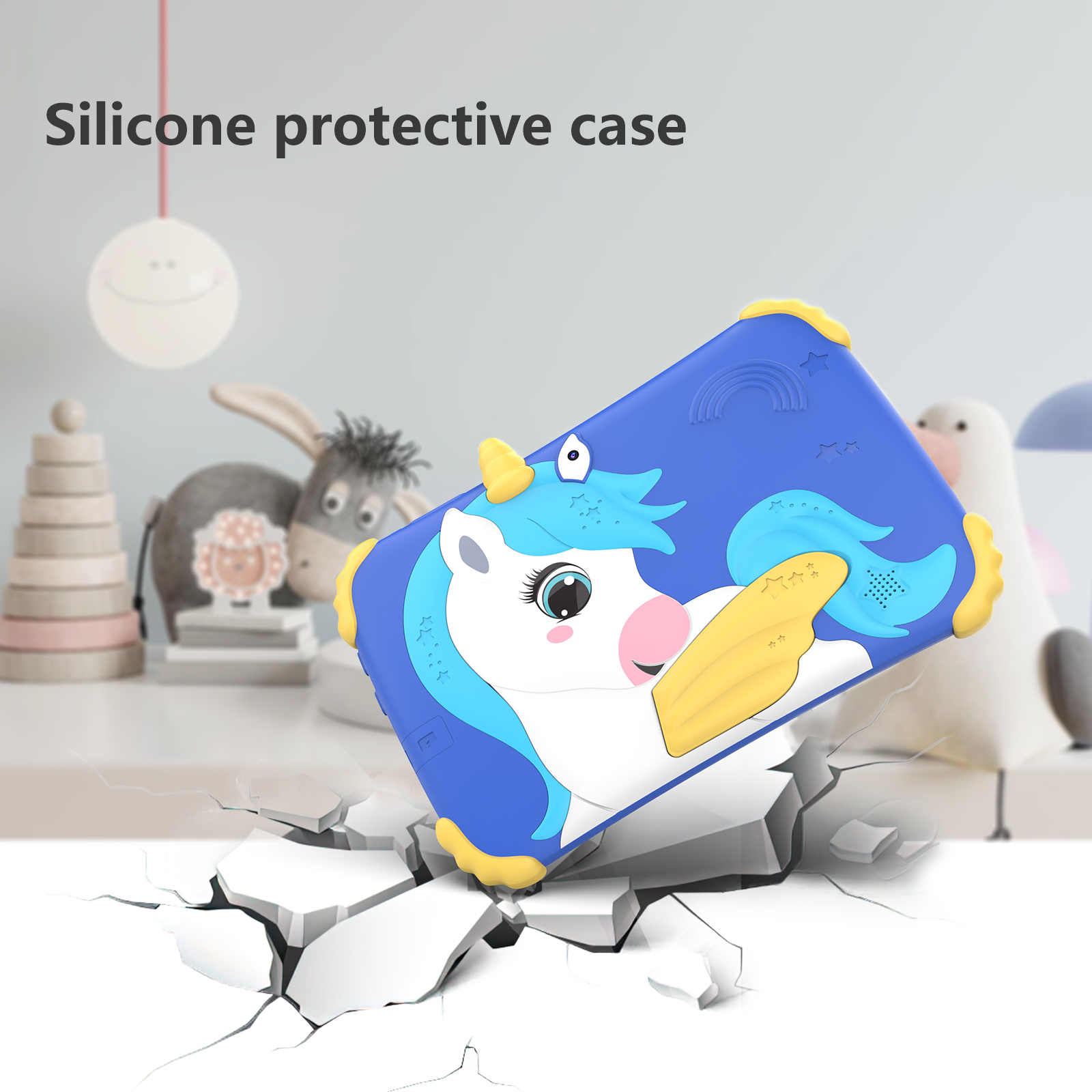 Cheap Christmas Gifts 7 Inch Children PC School Kids Tablet Android Colorful Oem Kids Tablet for Educational