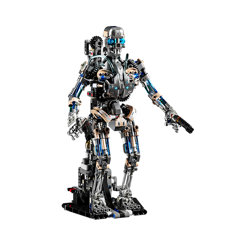 MJI 13091 Robot 692pcs Particles Accessories Kids Creative Educational Puzzle ABS Plastic Building Block Toy Set Gifts