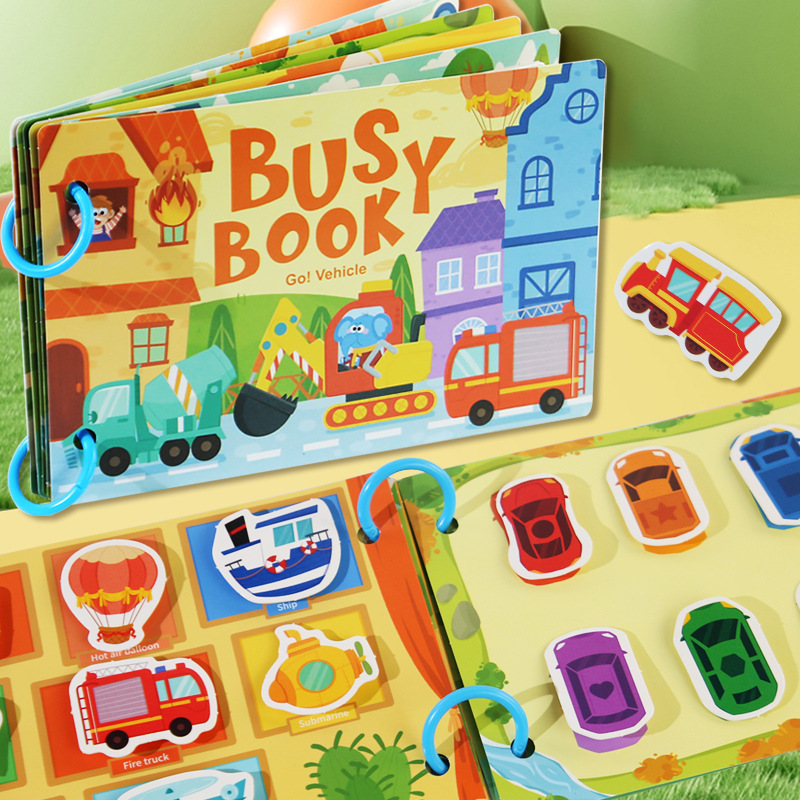 2025 New Products Paper Montessori Toys Baby &amp; Hand Paste Kindergarten Early Education Digital Educational Toys For Kids