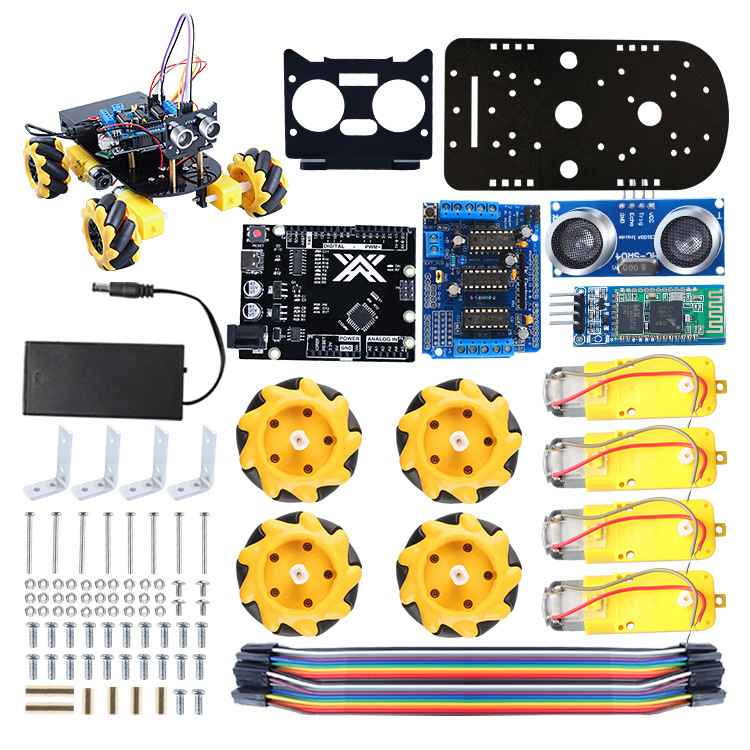 Starter Coding Learning School Children Kid Adults Stem Educational Robot Set Toy Smart With GPS DIY Robotic Car Kit for Arduino