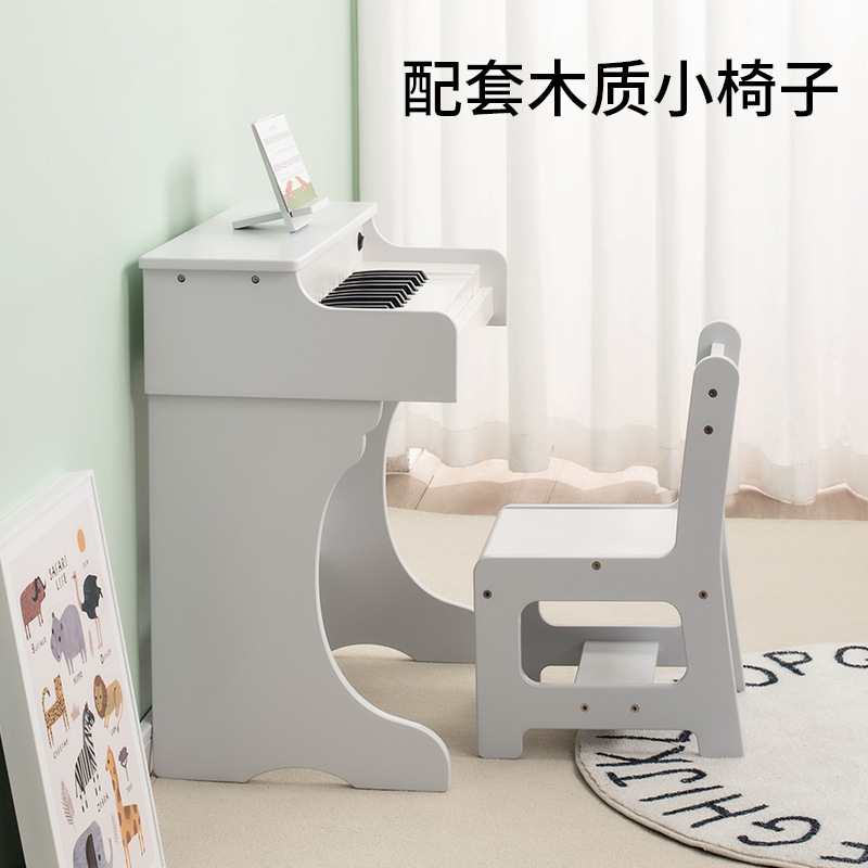 Children's Piano Toys Wooden Early Education Playing Electronic Music Parent-child Interactive Baby Puzzle Kindergarten Playgrou