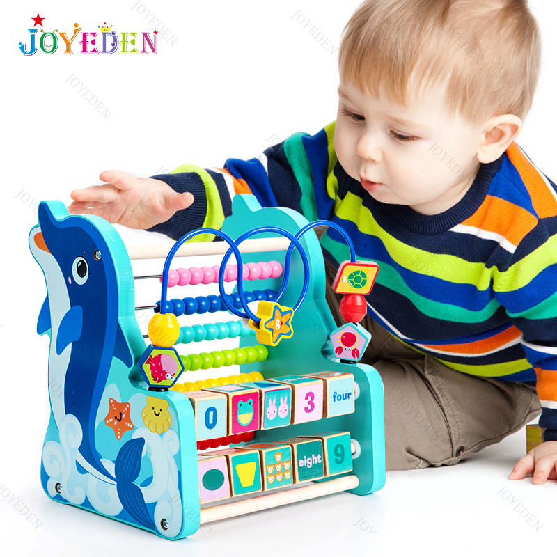 Wooden Indoor 2025 Children Educational Abacus Reset Button Rainbow Learning Toys Math Balance Game for Kids Daycare &amp; School