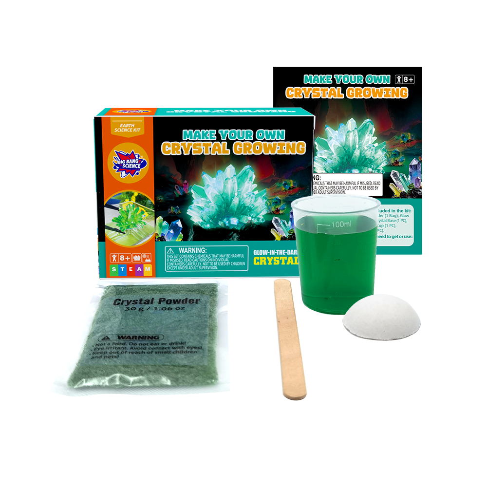 BIG BANG SCIENCE Crystal Growing Kit For Kids Arts &amp; Crafts Kits Children Educational Toys Science Experiments Gifts