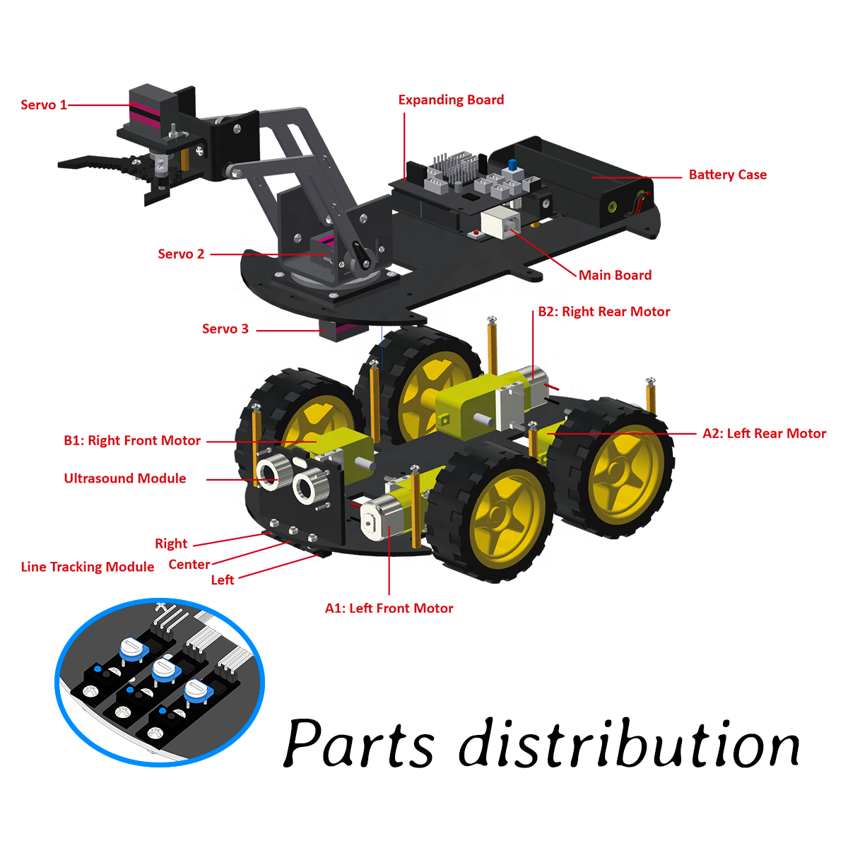 Programmable Robotics Building Blocks Kit Science Engineering Toys Diy Electronics Stem Educational For Arduino Robot Car Kit