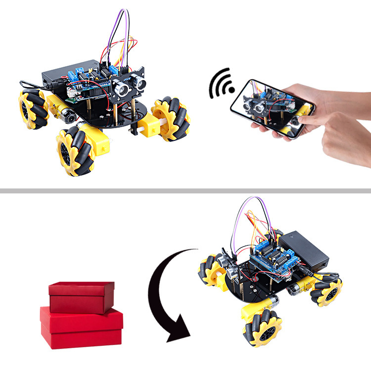 Starter Coding Learning School Children Kid Adults Stem Educational Robot Set Toy Smart With GPS DIY Robotic Car Kit for Arduino