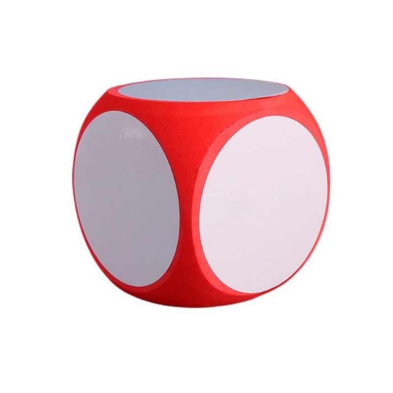 Erasable Dice Teaching Aids Learning English Classroom Literacy Math Games Scraps Toys Large DIY Early Education for Children