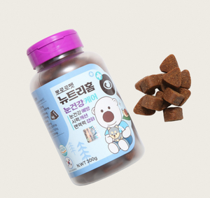 Taurine Vision Support Dogs Supplement Crunchy Texture Marigold Bilberry Salmon Oil Hydrolyzed Protein PororoPet 300g ABLPET