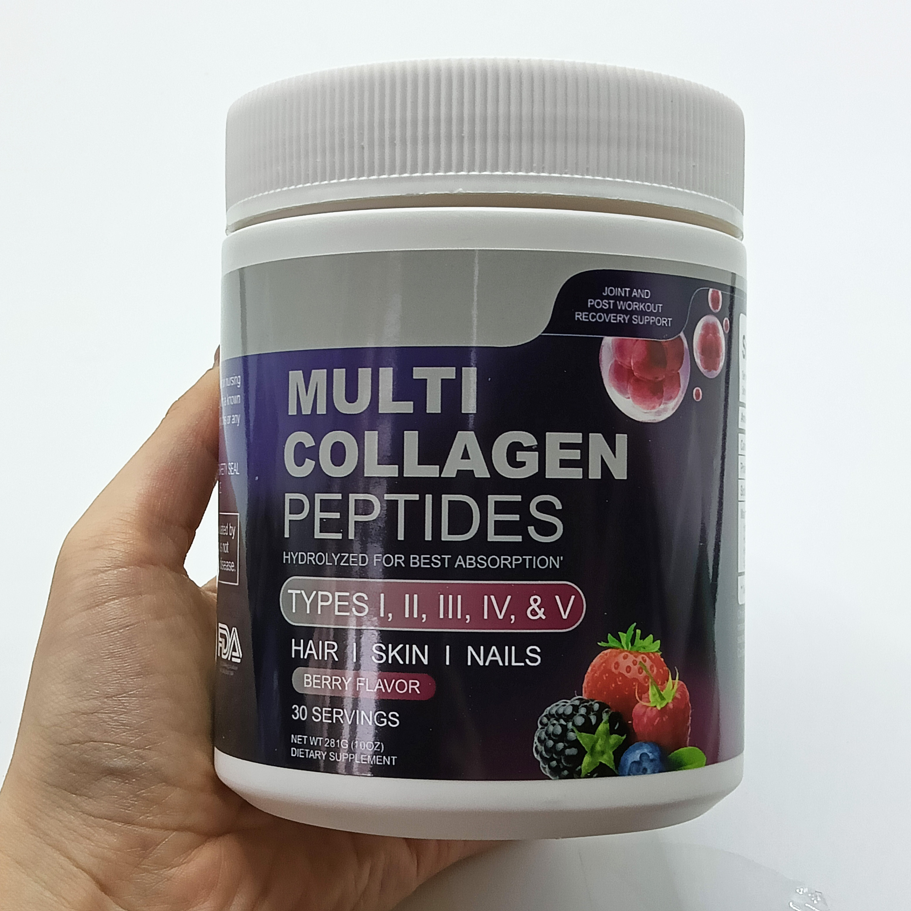 Custom Hydrolyzed Collagen Protein Powder Low Molecular Weight for Better Absorption Beauty Products for Adults Skin Brightening