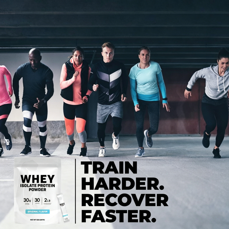 OEM ODM Private Label Whey Protein Isolate Powder Supplement Individually Packaged Halal Vegan Whey Protein Powder