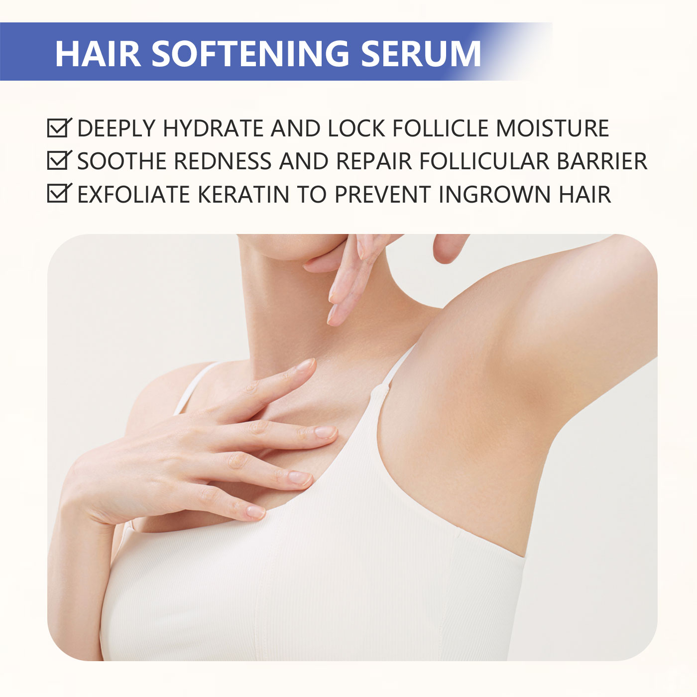 50ml BHA AHA PHA Skin Softener Serum Exfoliate Prevent Ingrown Hairs Softening Serum Soothe &amp; Repair Pdrn Serum