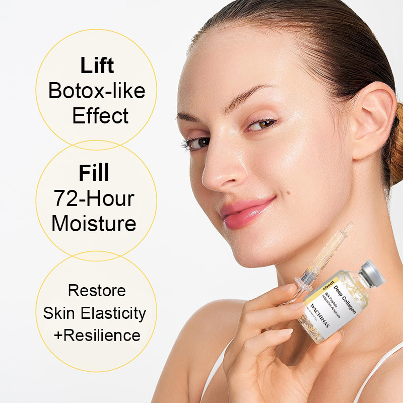 Deep Collagen Peptide Firming Essence, Nourishing And Moisturizing Silk Protein Peptide Facial Lifting Essence Dropshipping