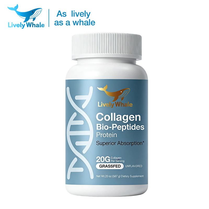 Lively Whale Collagen Bio-Peptides Protein for Skin Joint Health