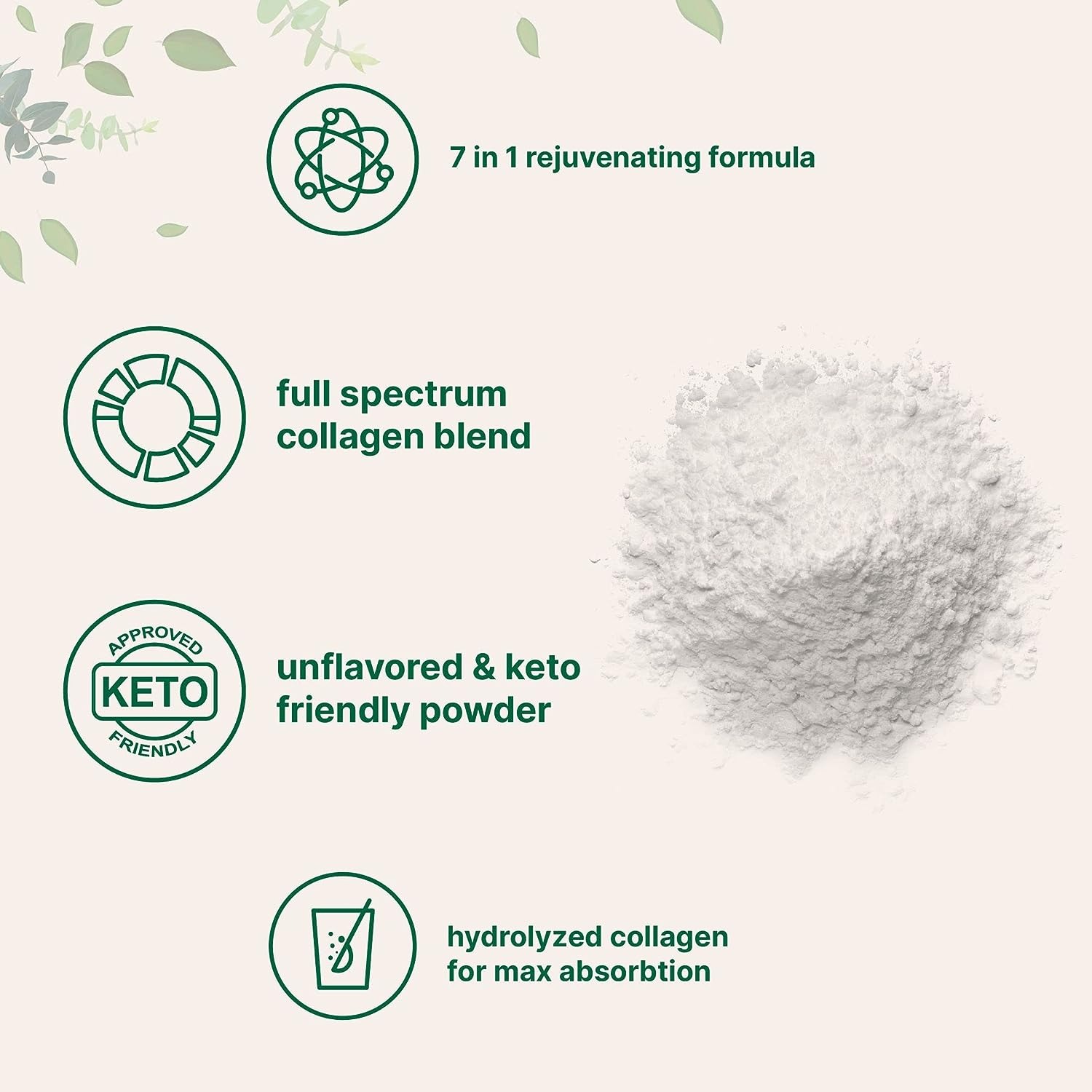 OEM Private Label Hydrolyzed Multi Collagen Peptides Powder for Beauty Skin and Hair Grown