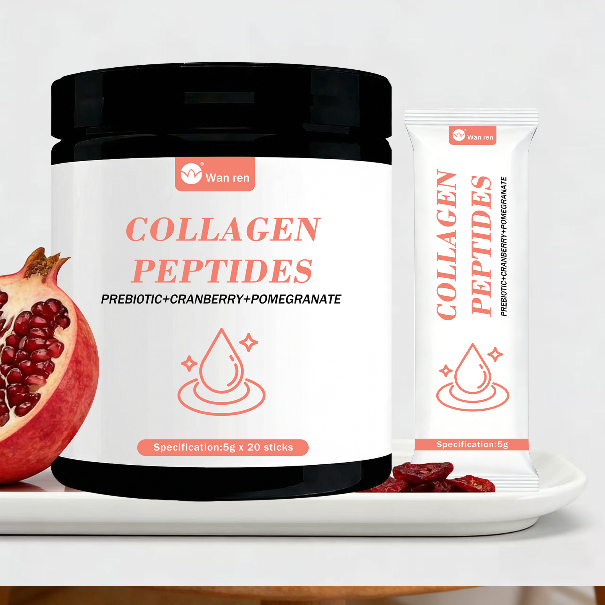 Hydrolyzed Collagen Peptides Powder Type I &amp; III &ge;90% Protein Fish or Bovine Source Low Molecular Weight (<3kDa) Bulk OEM Supply