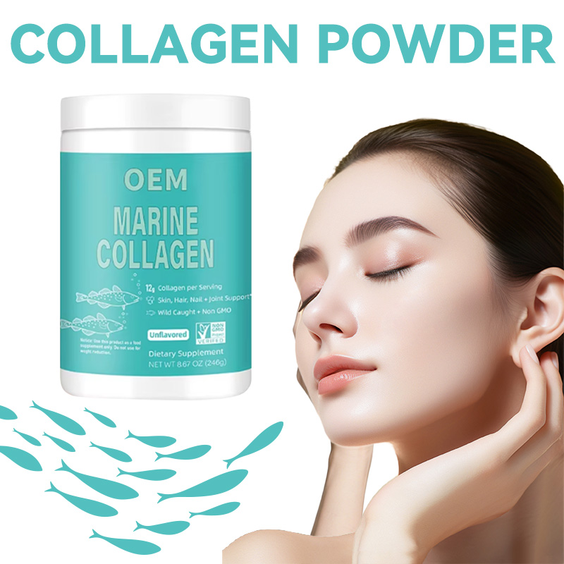 High Quality Hydrolyzed Marine Collagen Peptide Powder for Joint Skin Hair Nails Support
