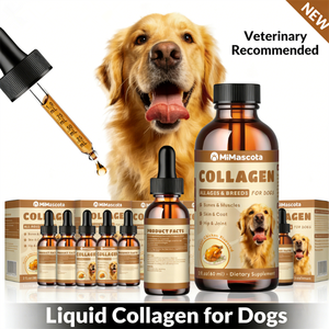 OEM Pet Collagen Drops Bovine Chicken Hydrolyzed Peptides Non-GMO No Fillers Dogs Immune Support Fast Absorption Private Label