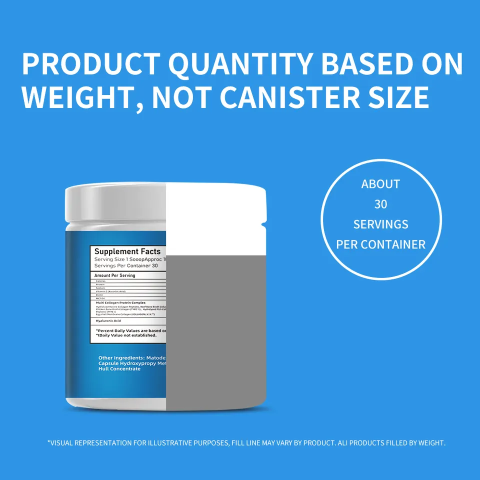 Wholesale Private Label Vital Proteins Hydrolyzed Marine Fish Halal Collagen Peptides Powder Supplement for Skin Whitening
