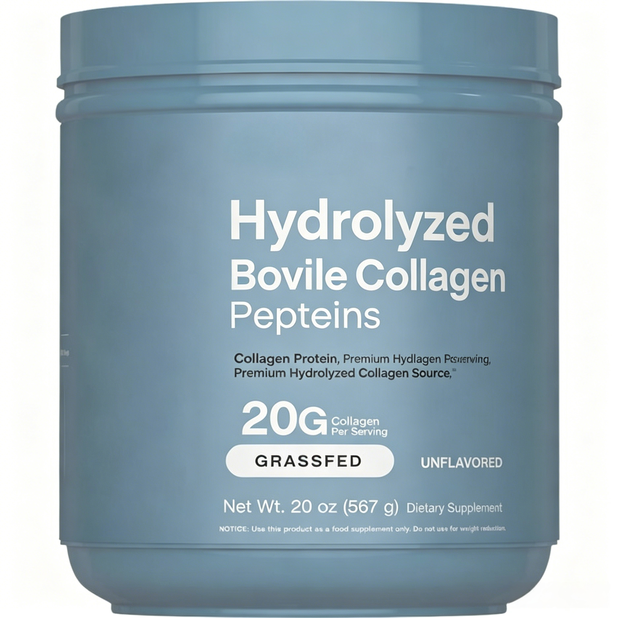 OEM Healthcare Supplement Hydrolyzed Collagen Peptides Powder Grass Fed Bovine Collagen Protein for Beauty and Wellness