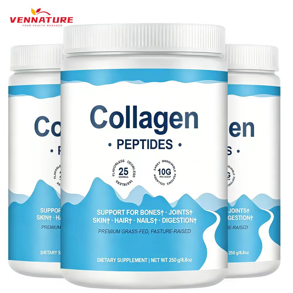 OEM Hydrolyzed bio-peptide Protein Powder for Skin Hair Nail Support - Anti-aging Collagen Peptides with Protein