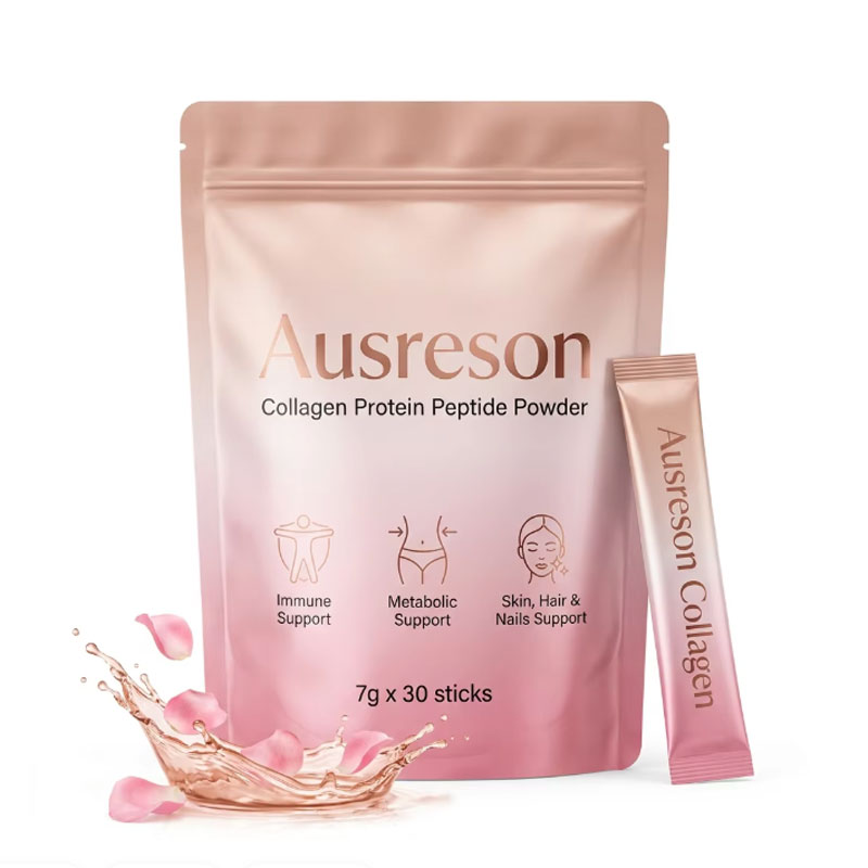Ausreson OEM Halal Hydrolyzed Vital Proteins Collagen Powder Supports Healthy Hair Skin Nails Collagen Protein Peptide Powder