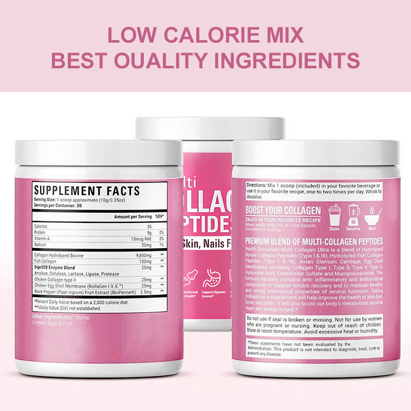 OEM ODM Private Label Super Marine Collagen Powder Peptides Super Collagen Protein