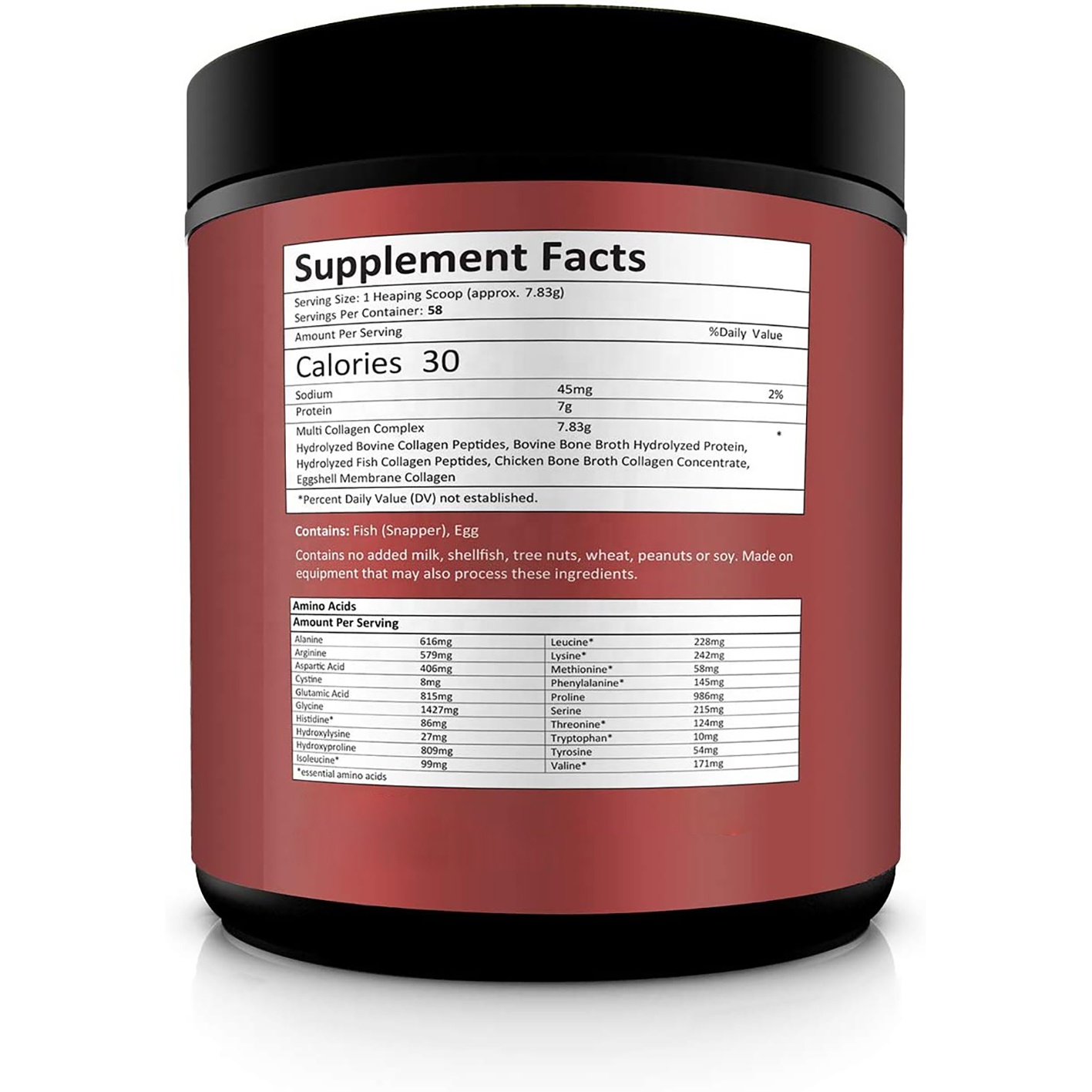 OEM ODM Support Healthy s Bone and Post Workout Recovery Multi Protein Hydrolyzed Collagen Peptide Powder for Drinks