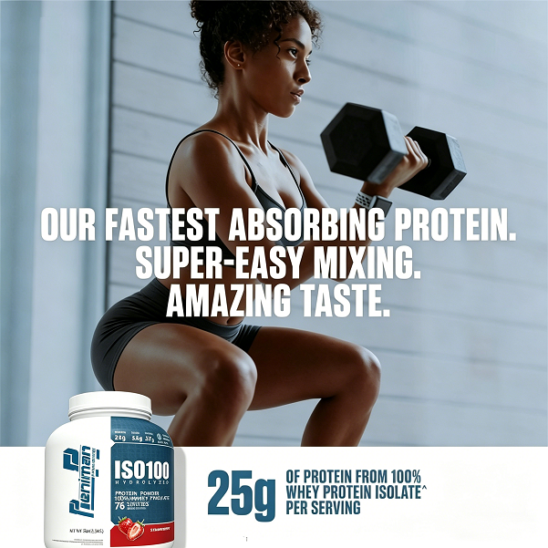 OEM Fast Absorbing Hydrolyzed Whey Protein Isolate Post Workout Recovery Supplement Strawberry Flavor ODM