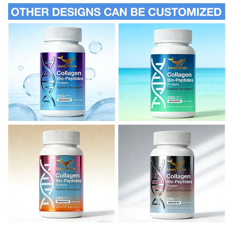 Lively Whale Collagen Bio-Peptides Protein for Skin Joint Health