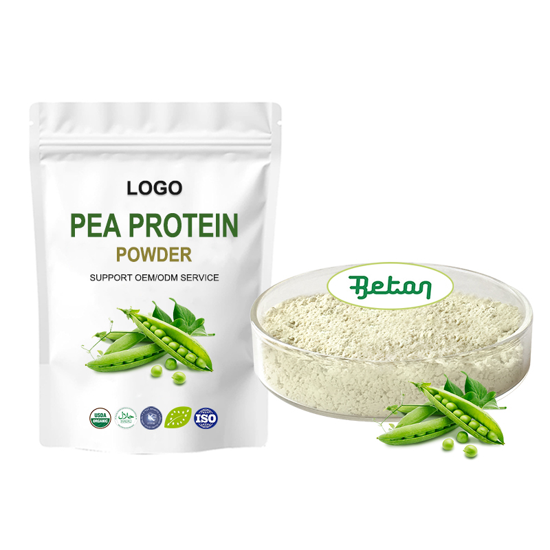 Wholesale Raw Material Food/feed Grade Certified Fermented Vegan Isolate 100% Hydrolyzed Pea Protein Concentrate 60%80%