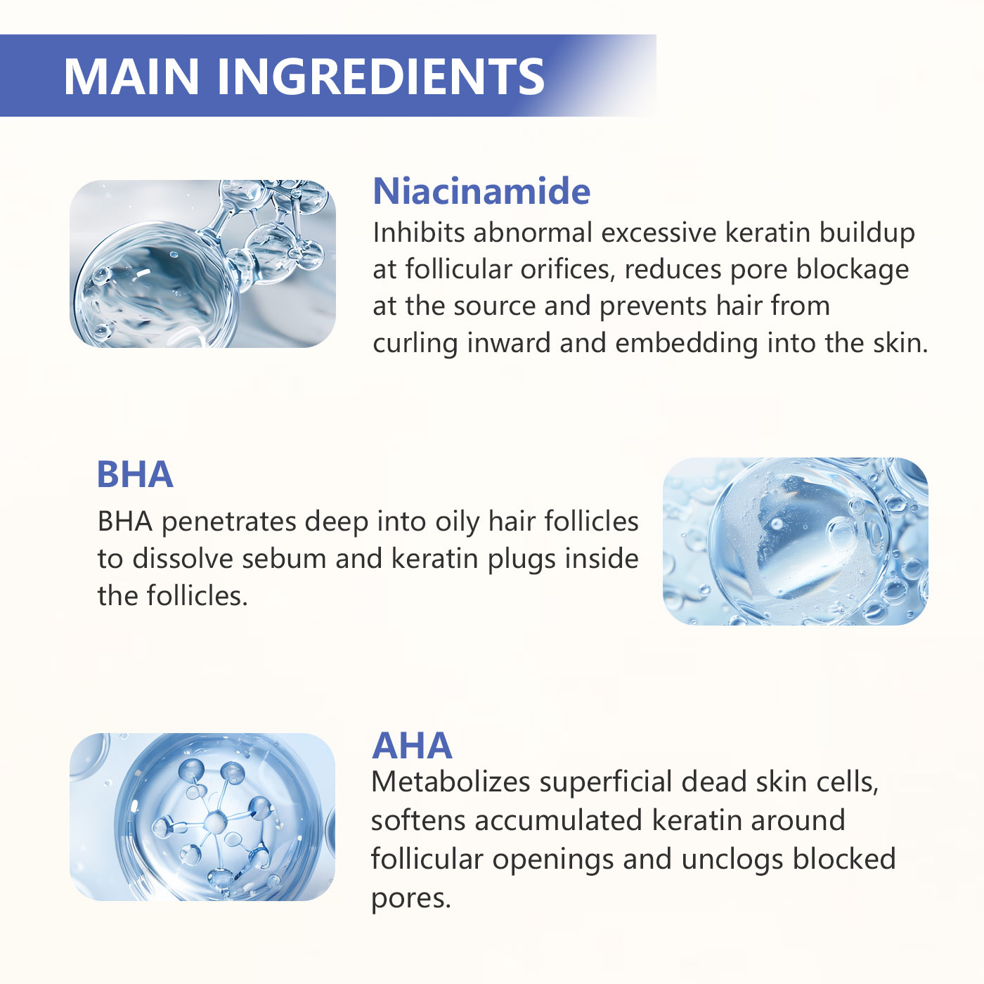 50ml BHA AHA PHA Skin Softener Serum Exfoliate Prevent Ingrown Hairs Softening Serum Soothe &amp; Repair Pdrn Serum