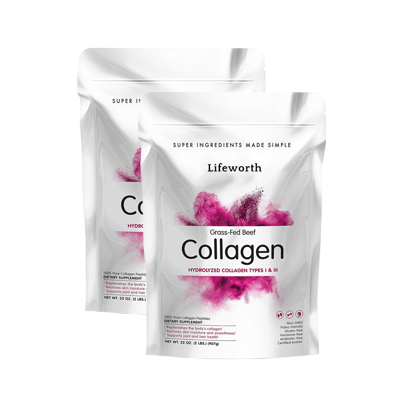 Lifeworth Hydrolysate 3000 Dalton Fish Collagen Protein Peptide Powder