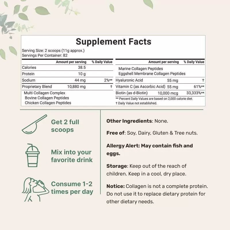 Hot Gluten-Free Hydrolyzed Fish Collagen Powder Halal High Protein Peptides