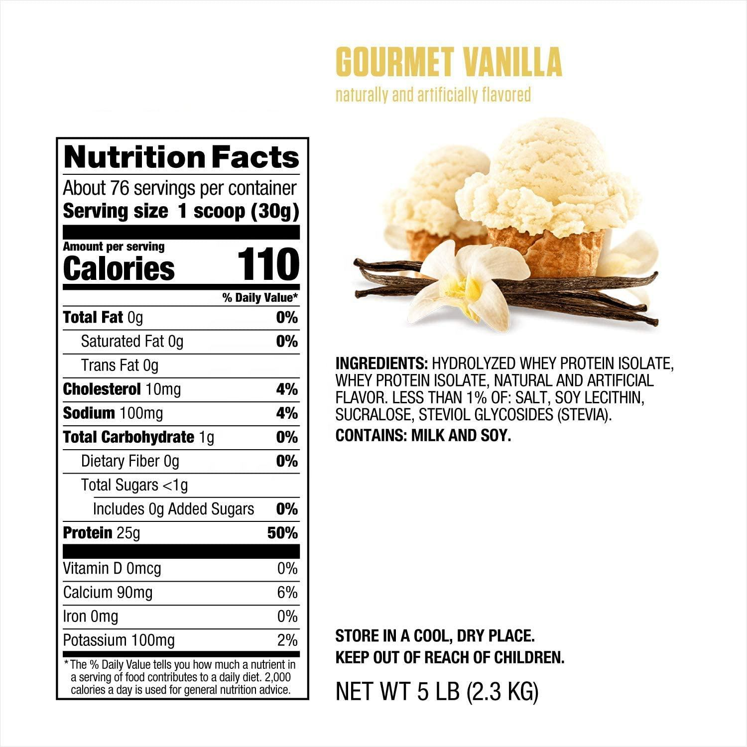 Gym Supplements ISO 100 Whey Protein Isolate Hydrolyzed 20-29g Adult Muscle Growth &amp; Weight Gain Creatine Powder OEM ODM