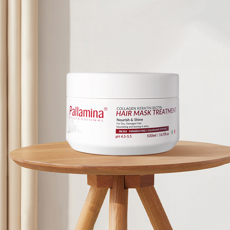 Pallamina Hair Care Nourishing Anti-loss Hair Mask Keratin Biotin Essence Repairing Split End Hair Mask