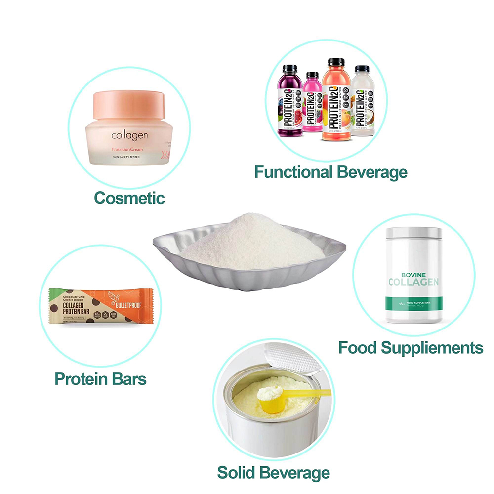 Hydrolyzed Grass Fed Halal Adult Collagen Peptide Protein Powder Bovine Skin & Bone Food Supplement