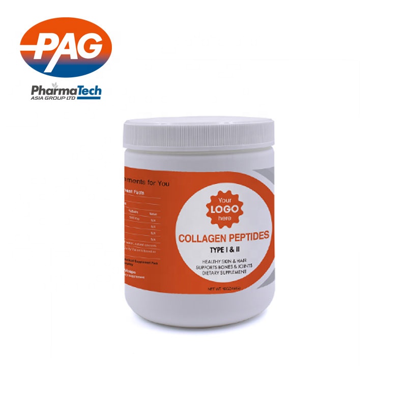 Beauty Care Food Natural Supplement Halal Skin Whitening Hydrolized Marine Collagen Protein Peptides Powder Collagen Powder