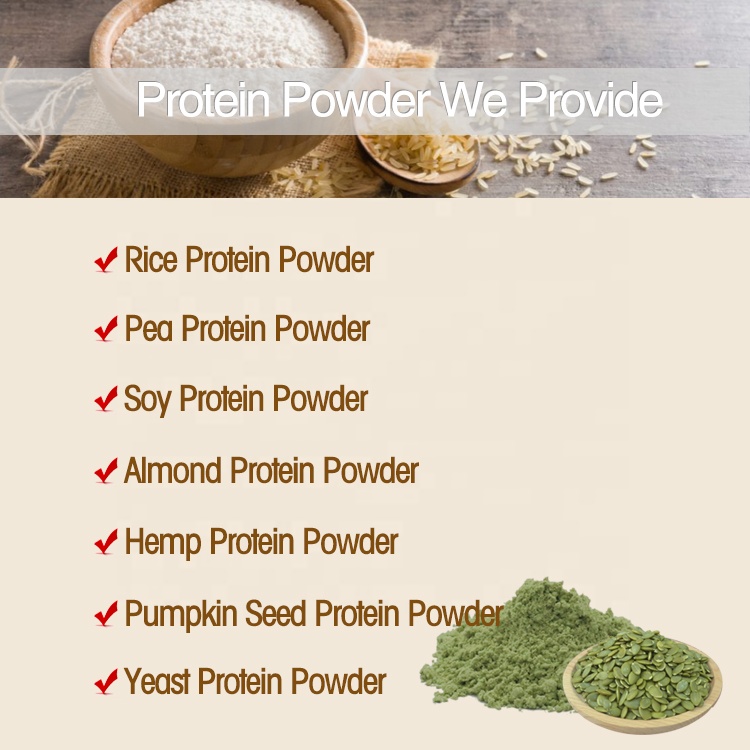 Wholesale Hot Sale Bulk Food Grade Hydrolyzed Rice Protein Powder