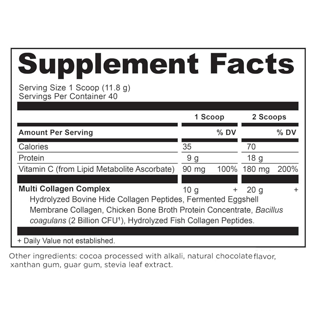 Hot Sale OEM Customized Multi Collagen Peptides Powder High Protein Supplement With Vitamin C