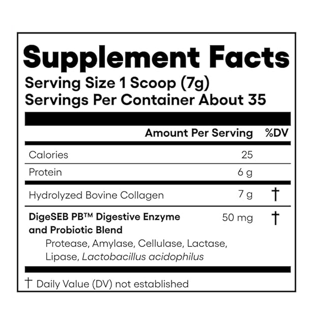 Collagen Peptides Powder | Hydrolyzed Protein | Grass-Fed Non-GMO | Beauty for Hair Nails Joints | Adult | Antioxidant Skin