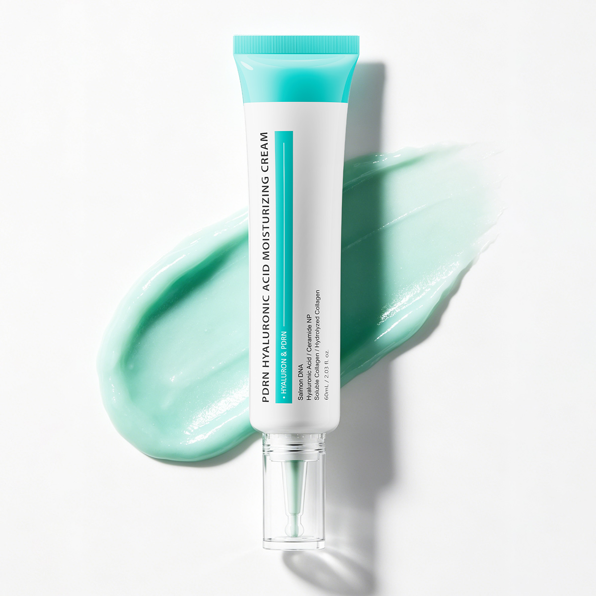 PDRN Hyaluronic Acid Moisturizing Cream Hydrating Face Moisturizer With Salmon DNA for Glass Skin Korean Skincare Cream