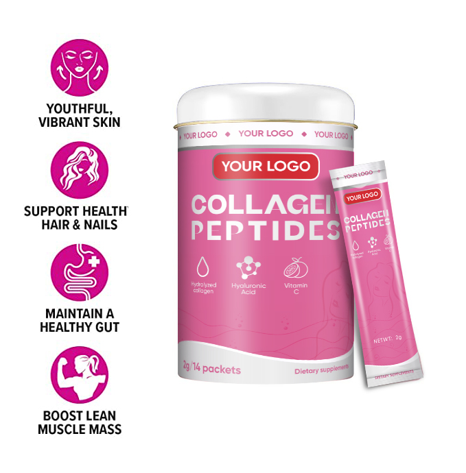 OEM Hydrolyzed Collagen Peptides Protein Powder Vitamin C Easy Dissolve Non-GMO Safe for Pregnant Women