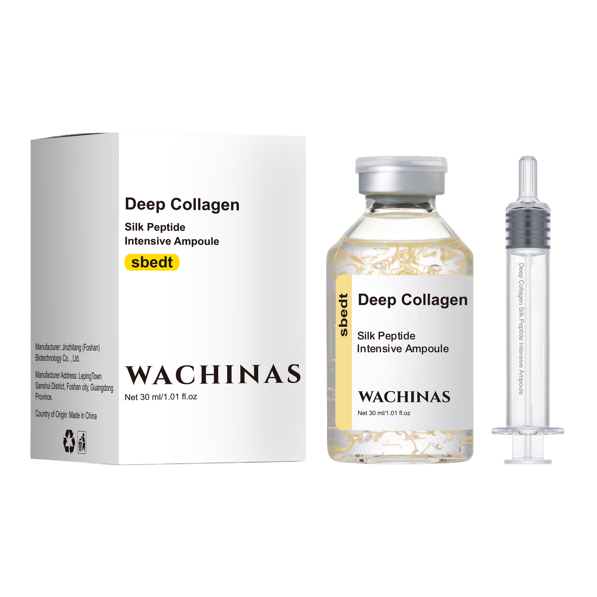 Deep Collagen Peptide Firming Essence, Nourishing And Moisturizing Silk Protein Peptide Facial Lifting Essence Dropshipping