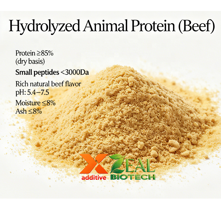 ZEAL Hydrolyzed Animal Protein (Beef) Protein Hydrolysate Small Peptide Powder Sports Nutrition Food Flavoring Medical/Pet Food