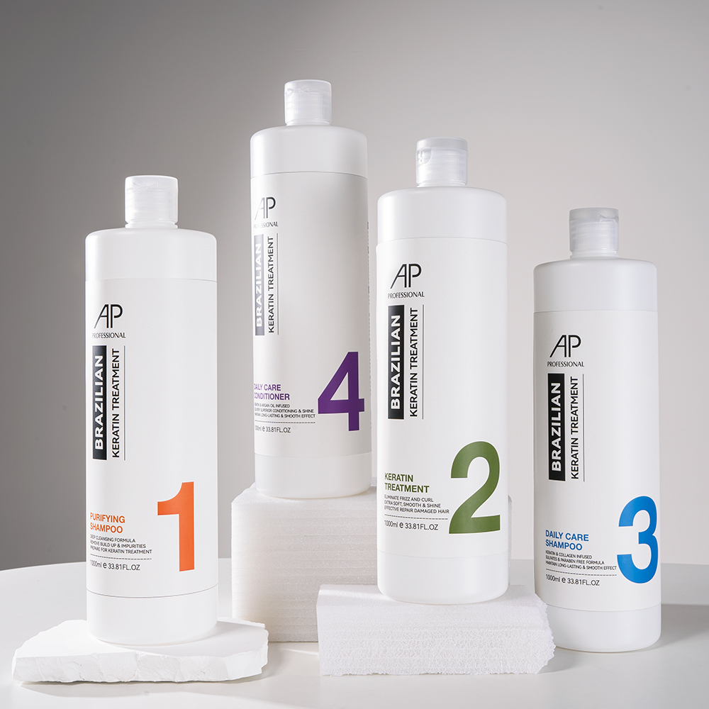Professional Brazilian Keratin Protein Collagen Hair Smoothing Straightening Treatment Private Label For Salon Use