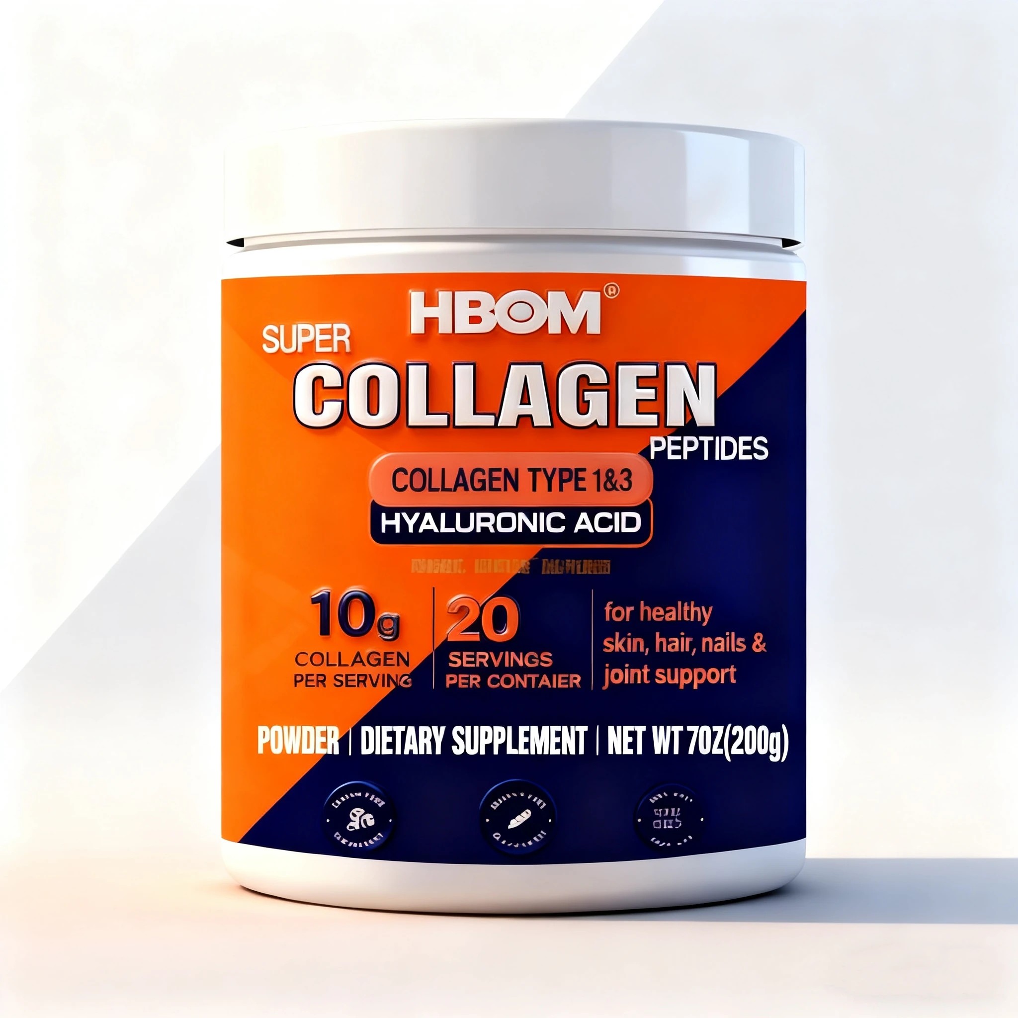 Best-selling Hydrolyzed Collagen Peptide Protein Powder for Adults, Suitable for Skin, Lean Muscles and Natural Energy Gummies