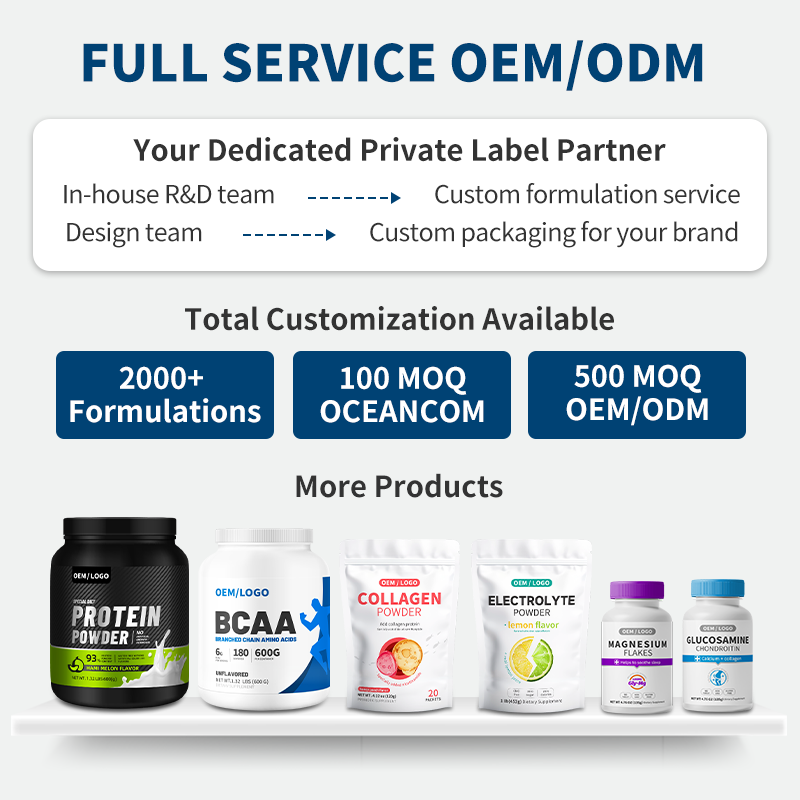 OEM Hydrolyzed Collagen Peptides Protein Powder Vitamin C Easy Dissolve Non-GMO for Men WomenAdults