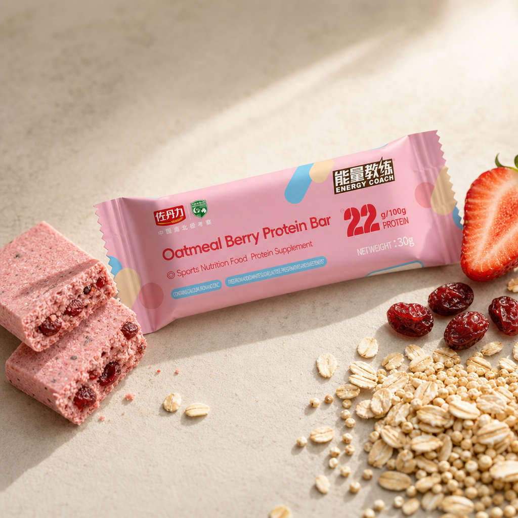 Bulk Protein Bar Wholesale for Gym Fitness Healthy Food Health Management Dietary Nutrition Berry Whey Item Meal Replacement